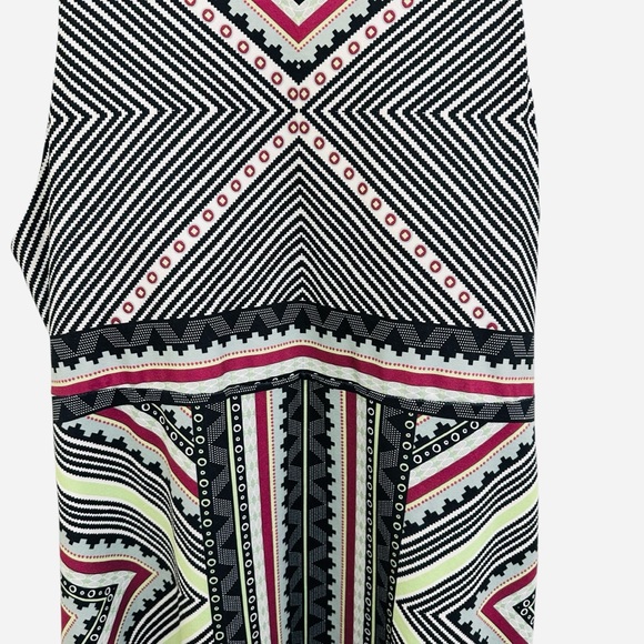 Prana Ariel geometric print athleisure sleeveless dress with built in bra XL - Picture 7 of 9